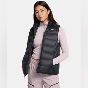 Women's black UA Legend Down Vest
